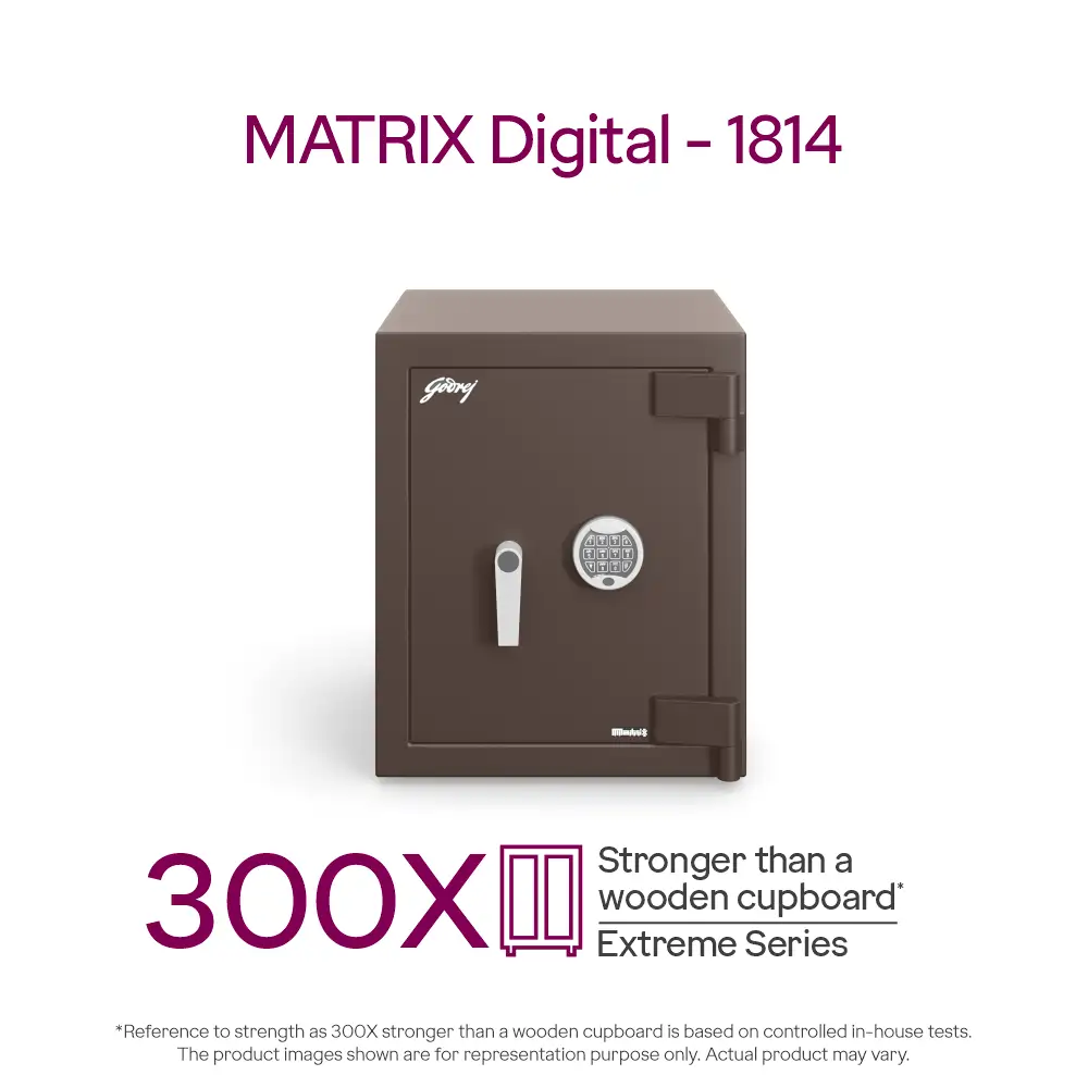 Godrej Matrix 1814-12 V7 (59L) EL Coffee Home Locker 